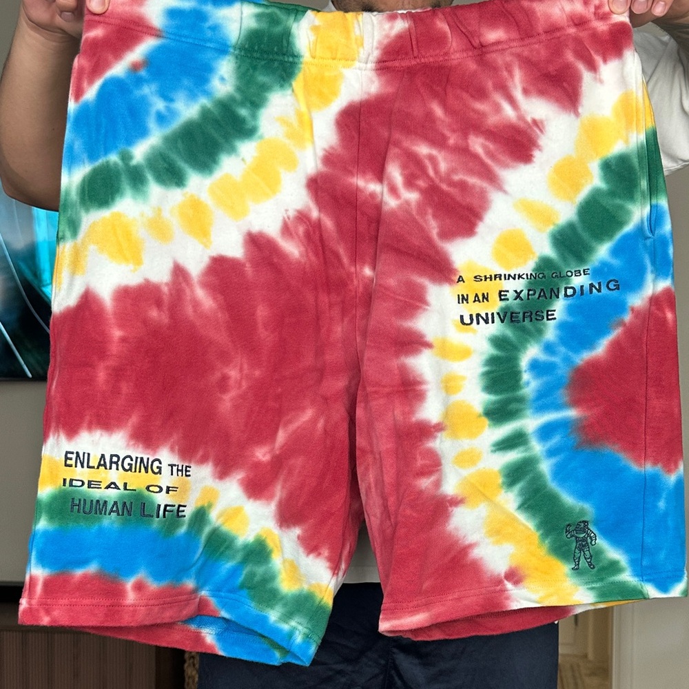 Billionaire Boys Club Tie-Dye Hybrid Shorts - Red, Yellow, Green, Blue